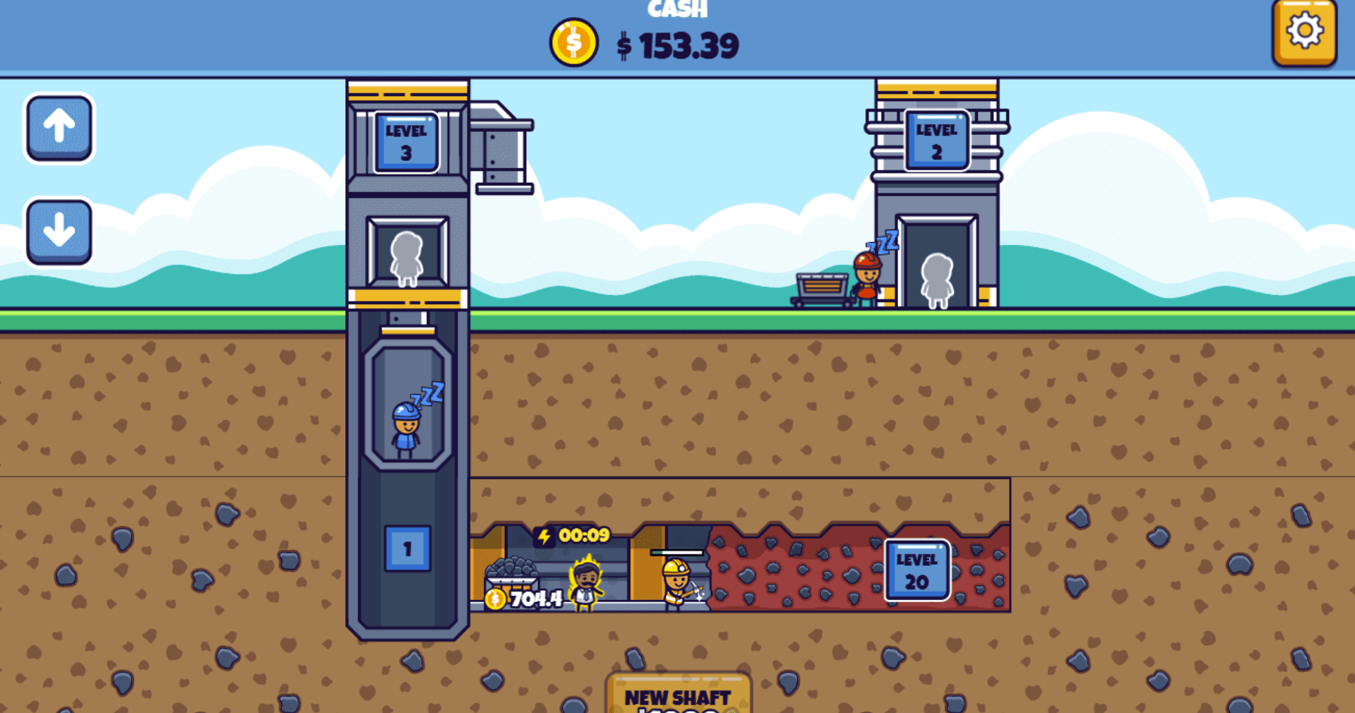 Empire expansion in Idle Mining Empire